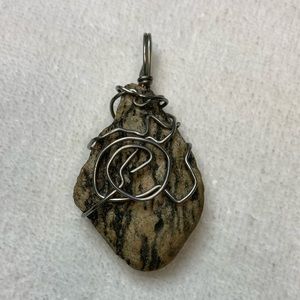 Stone Pendant Wire Wrapped